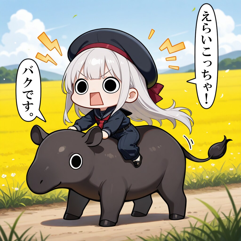 世界バクの日えらいこっちゃ嬢 | の人気AIイラスト・グラビア