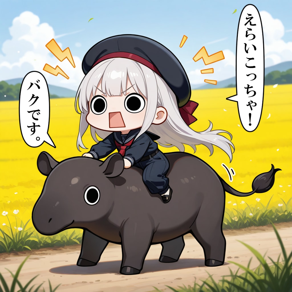 世界バクの日えらいこっちゃ嬢