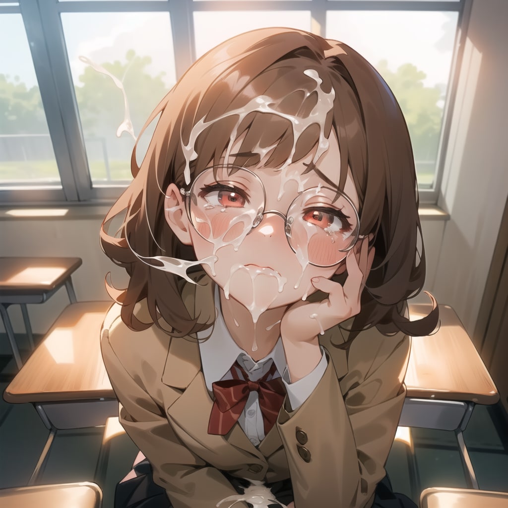 メガネまでベトベトです❤︎