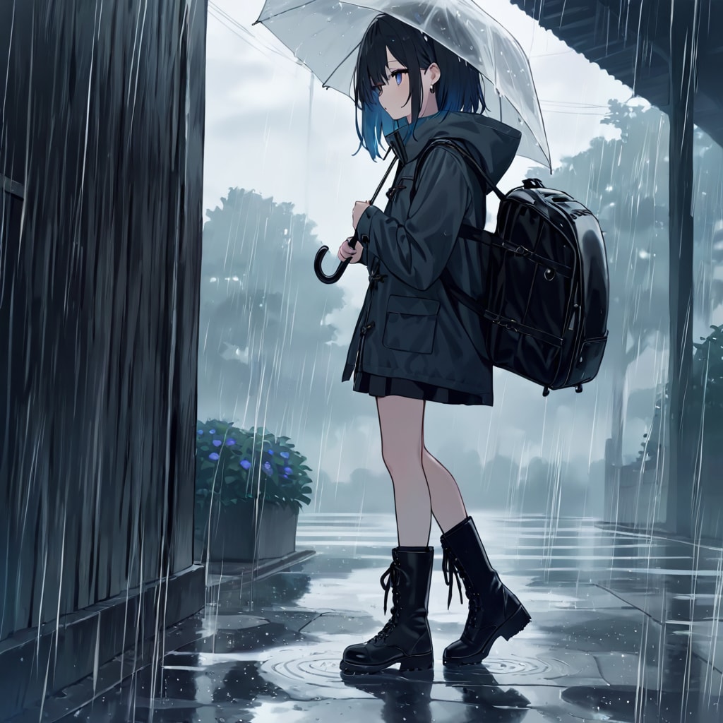 雰囲気ある雨