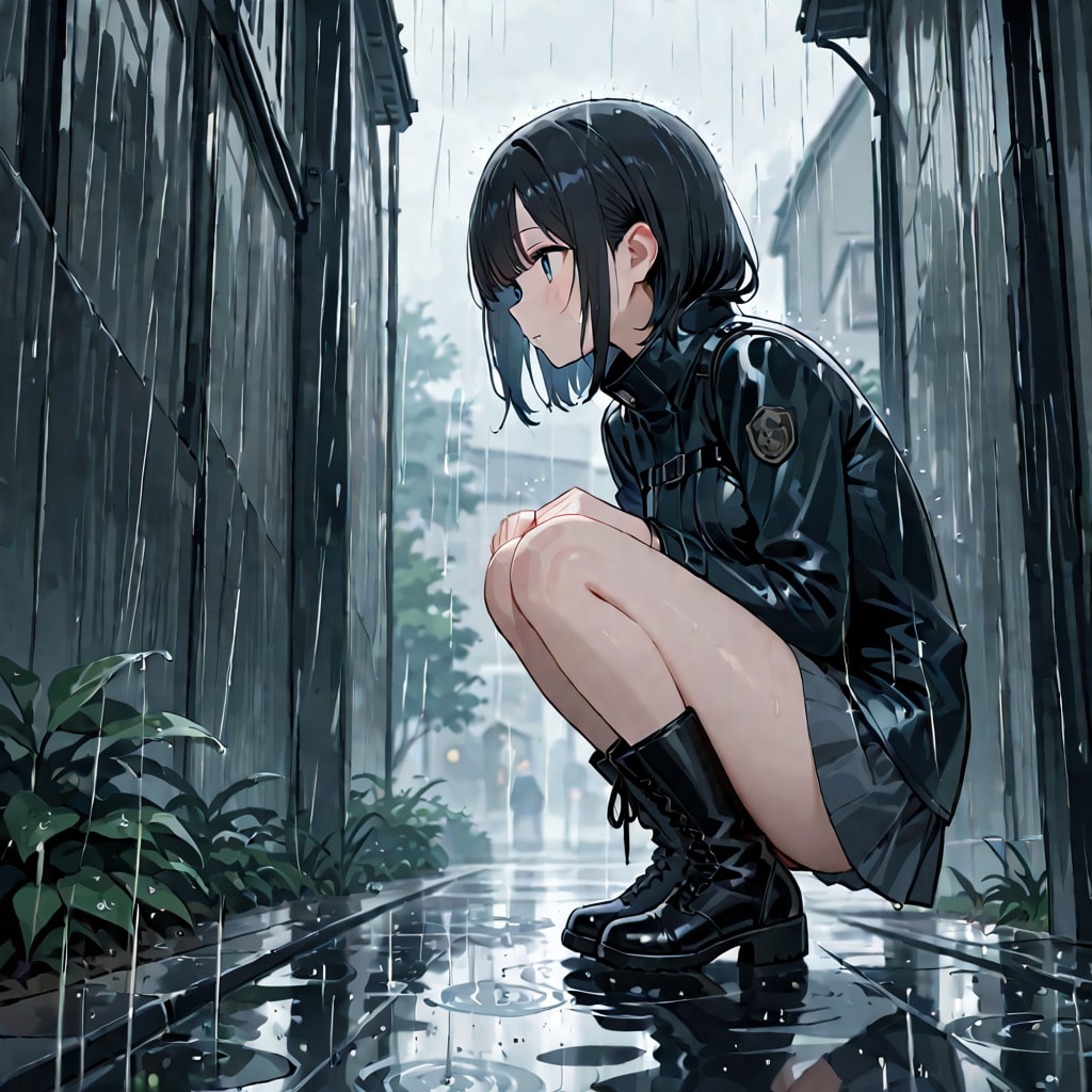 雰囲気ある雨