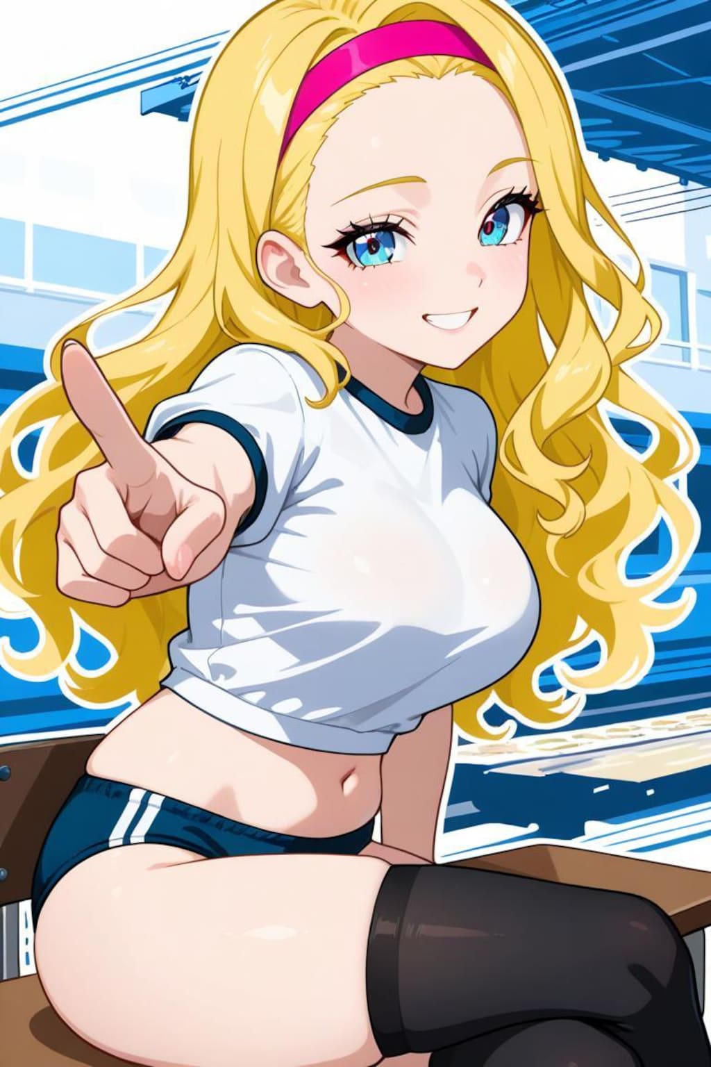 赤ブルマ紺ブルマ