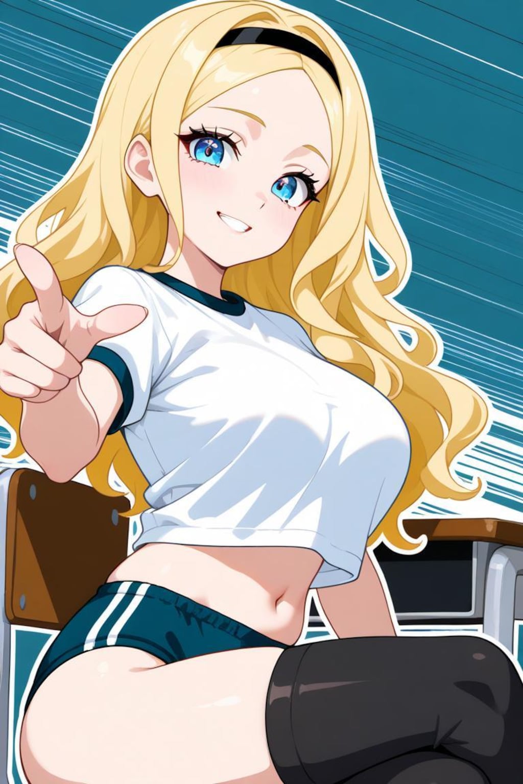 赤ブルマ紺ブルマ