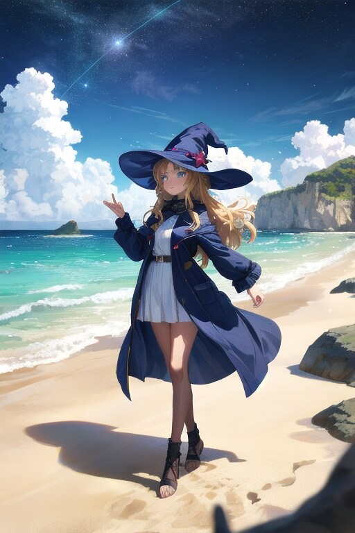 砂浜の魔女と星座