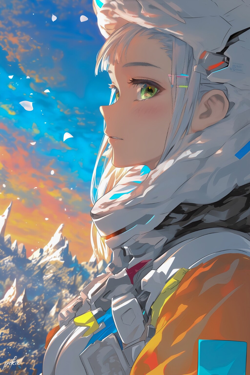 透き通る光に包まれて