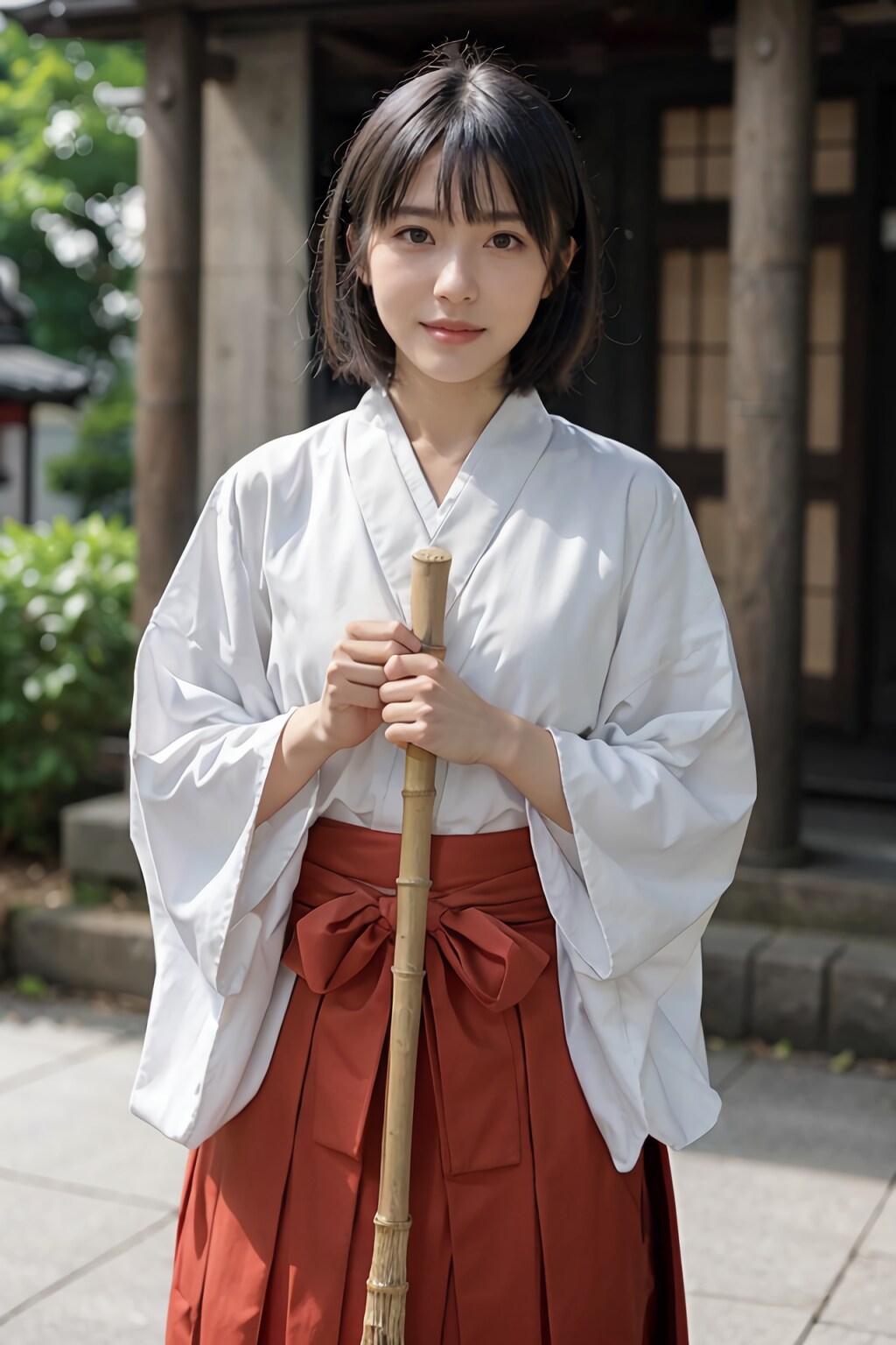 新年のご挨拶2025（巫女）