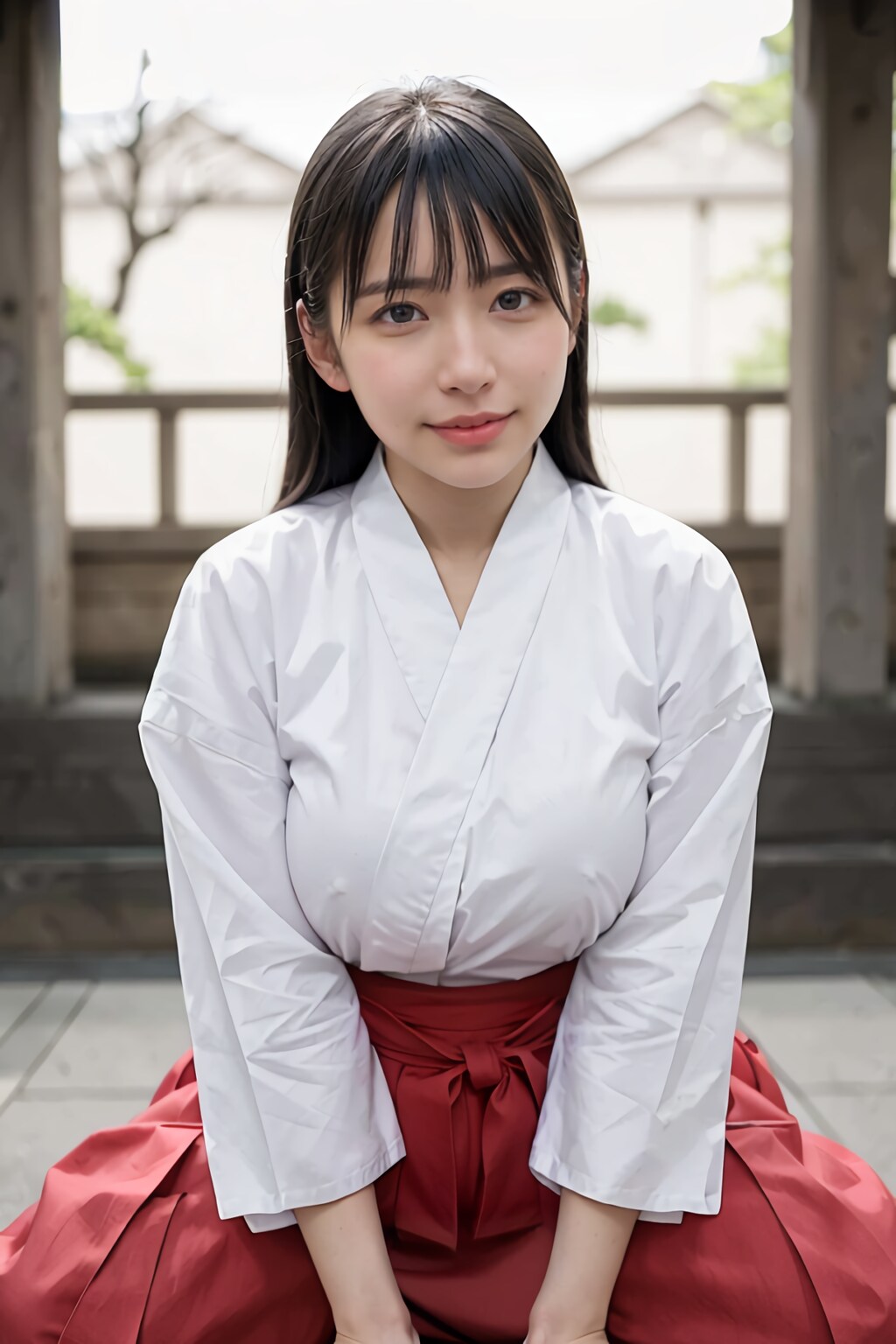 新年のご挨拶2025（巫女）