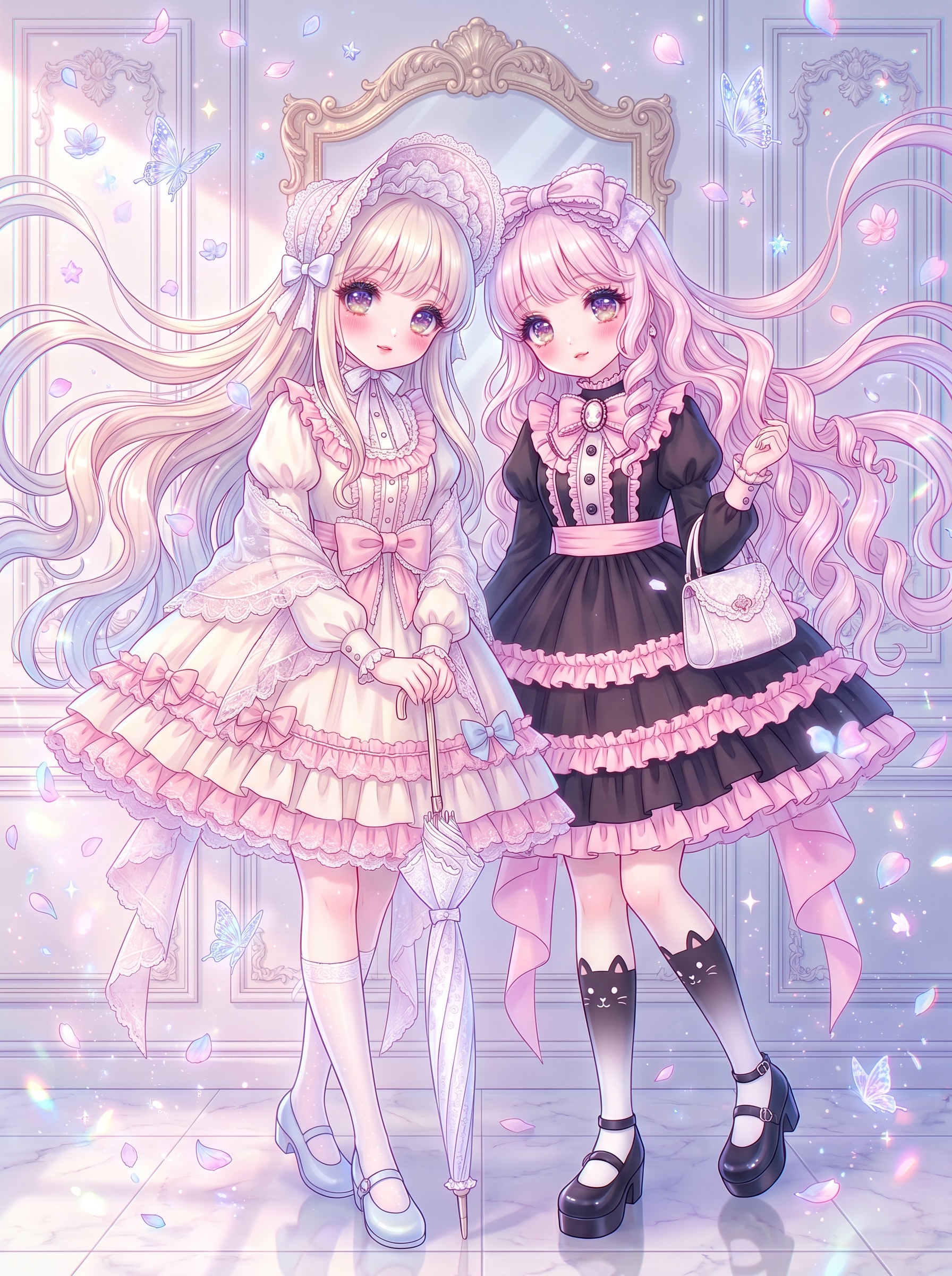 鏡影華宴 | の人気AIイラスト・グラビア