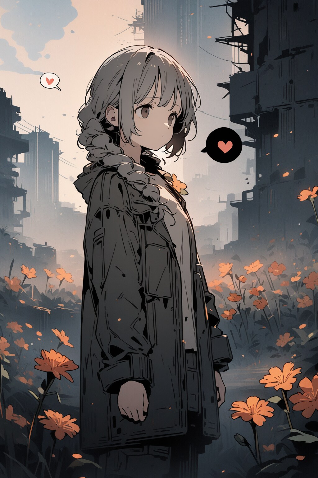 終末でも花は咲く | の人気AIイラスト・グラビア