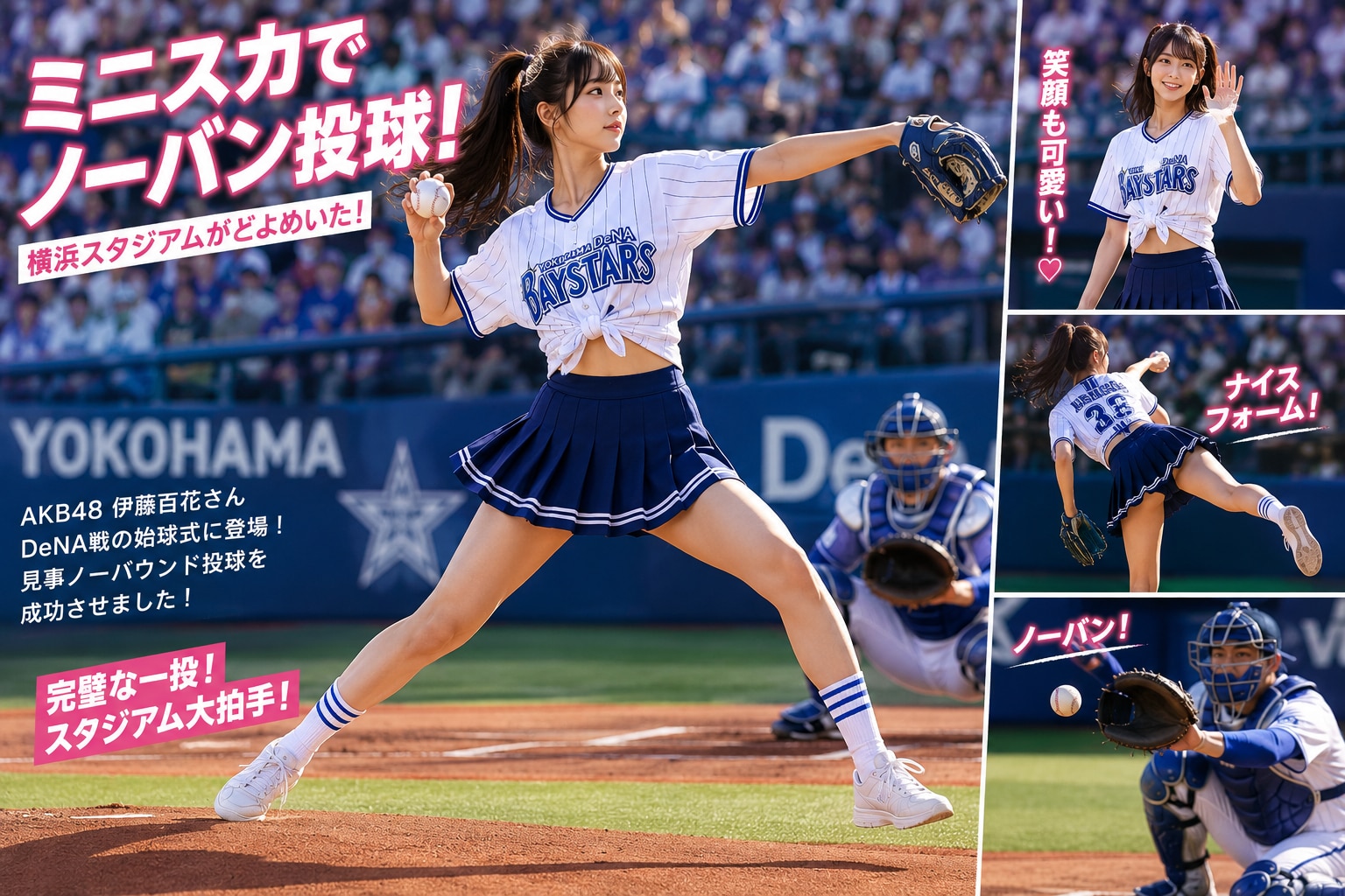 ノーバン始球式