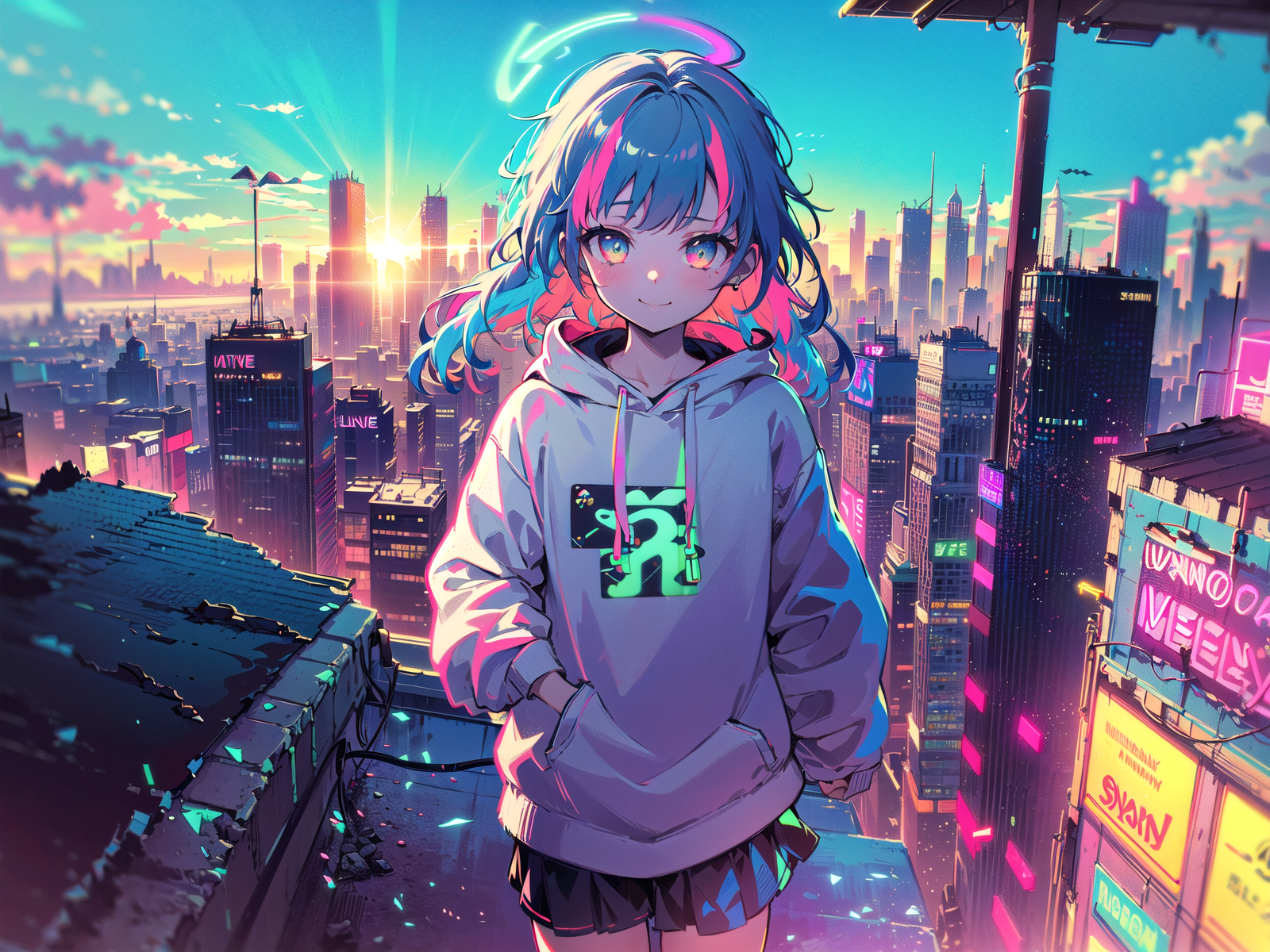 cyberpunkの夜明け🌈