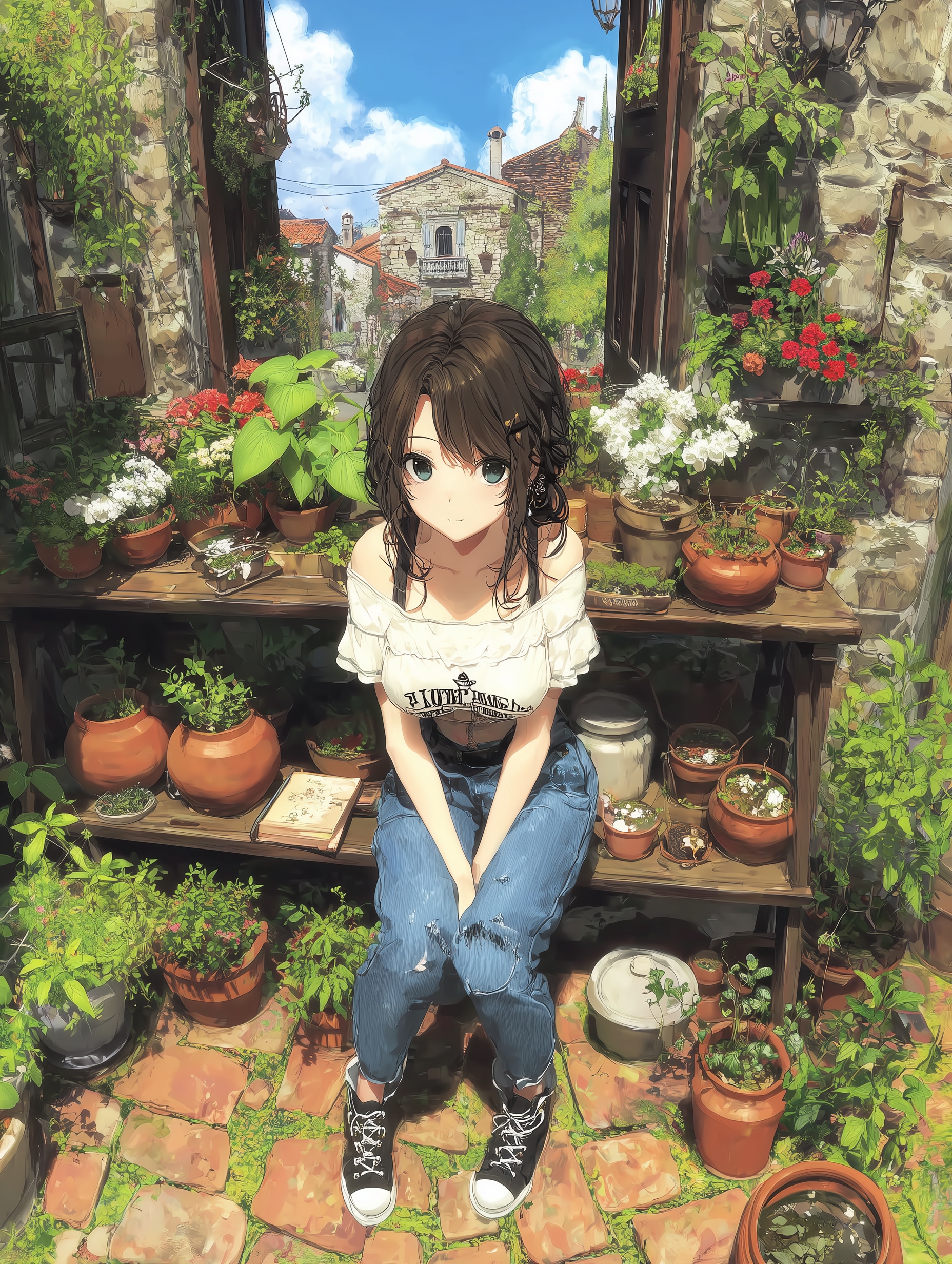 花と風のあいだ | の人気AIイラスト・グラビア