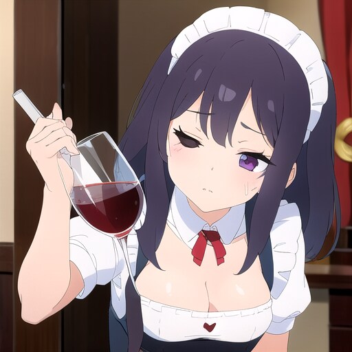 ワインとメイド