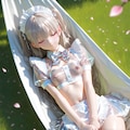 ハンモックで寝るメイドさん2 8枚目