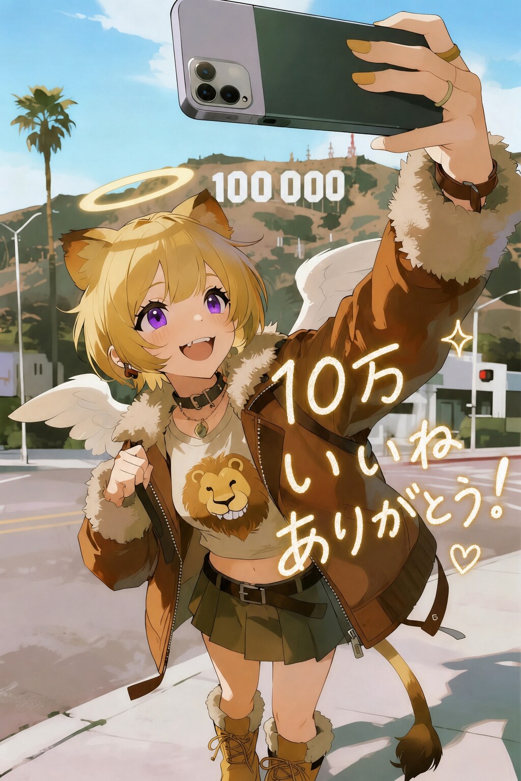 10万いいねありがとうございます