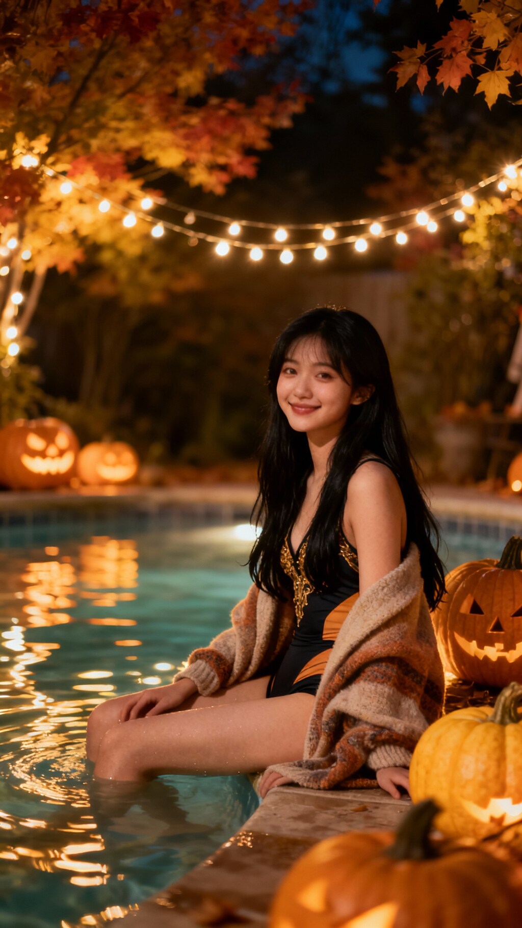 ナイトプールハロウィン