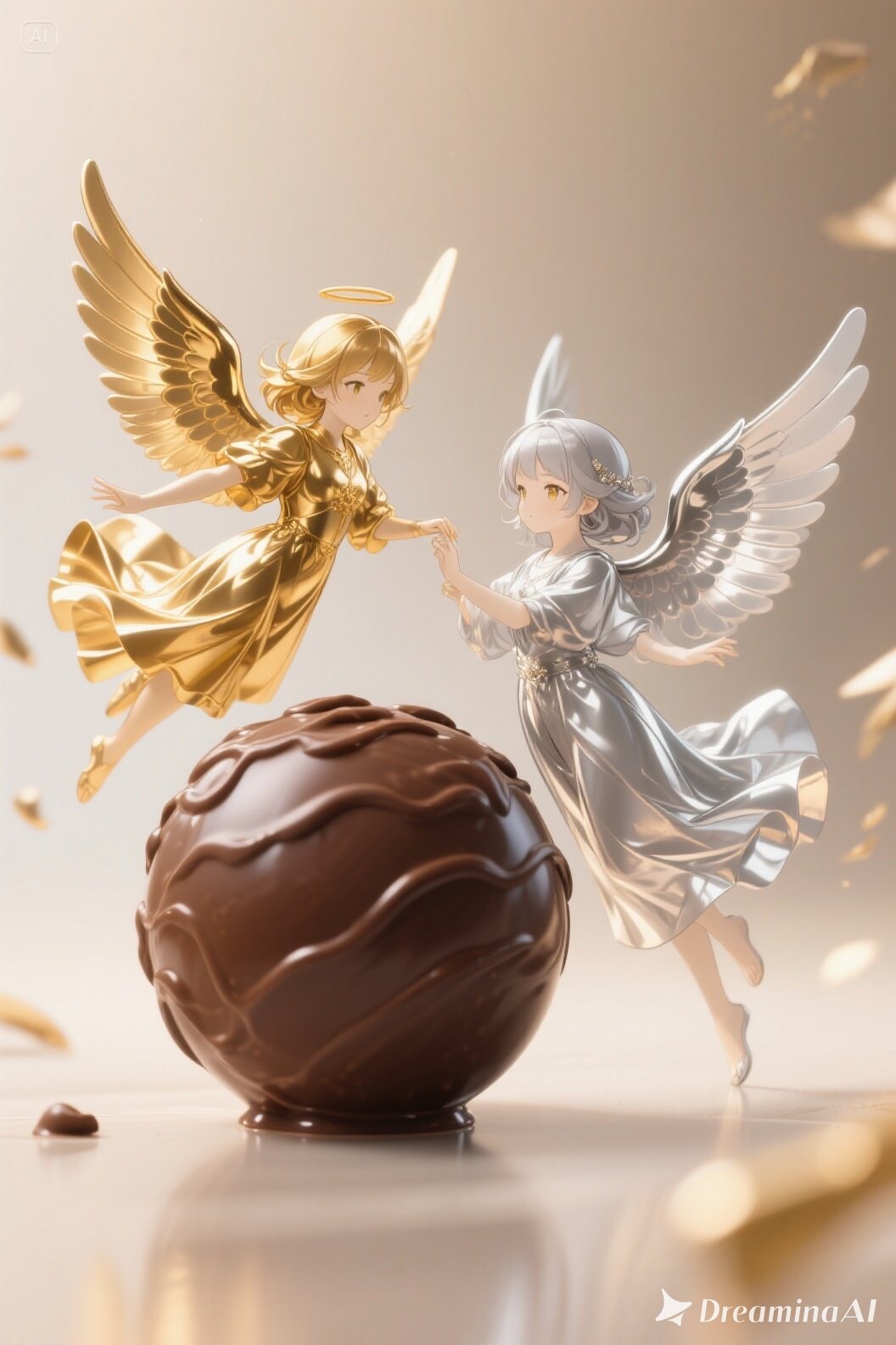 金と銀のエンゼル584 | の人気AIイラスト・グラビア