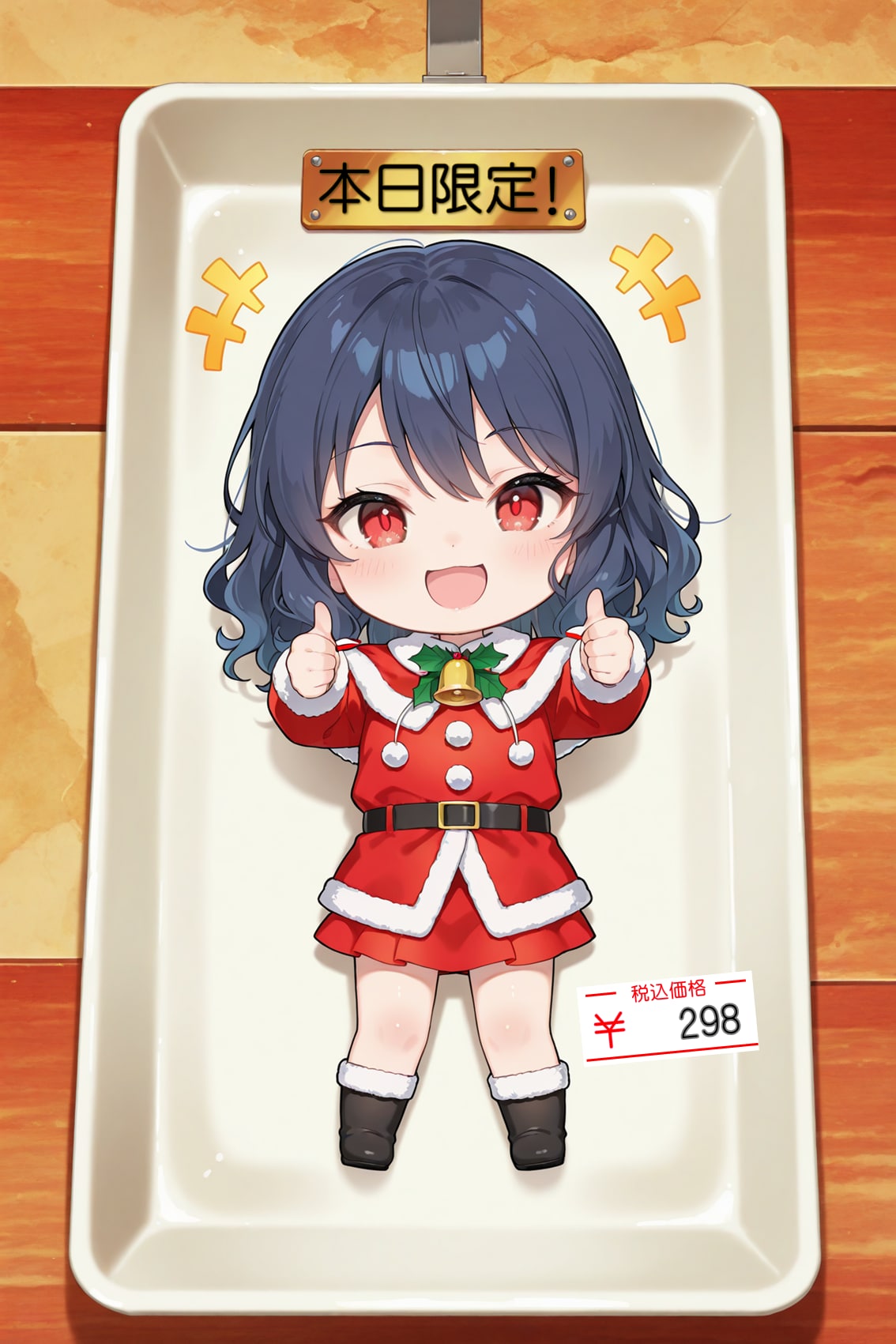 本日の特売サンタ298円、プレゼントは別売り | の人気AIイラスト・グラビア