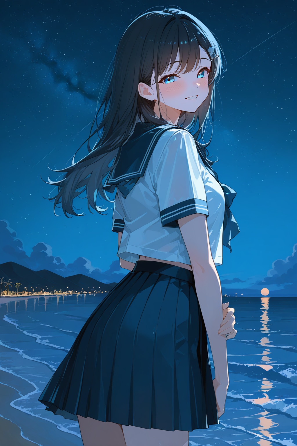 月が昇る
