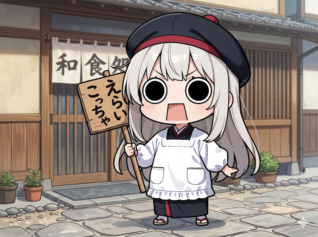 和食処看板娘えらいこっちゃ嬢