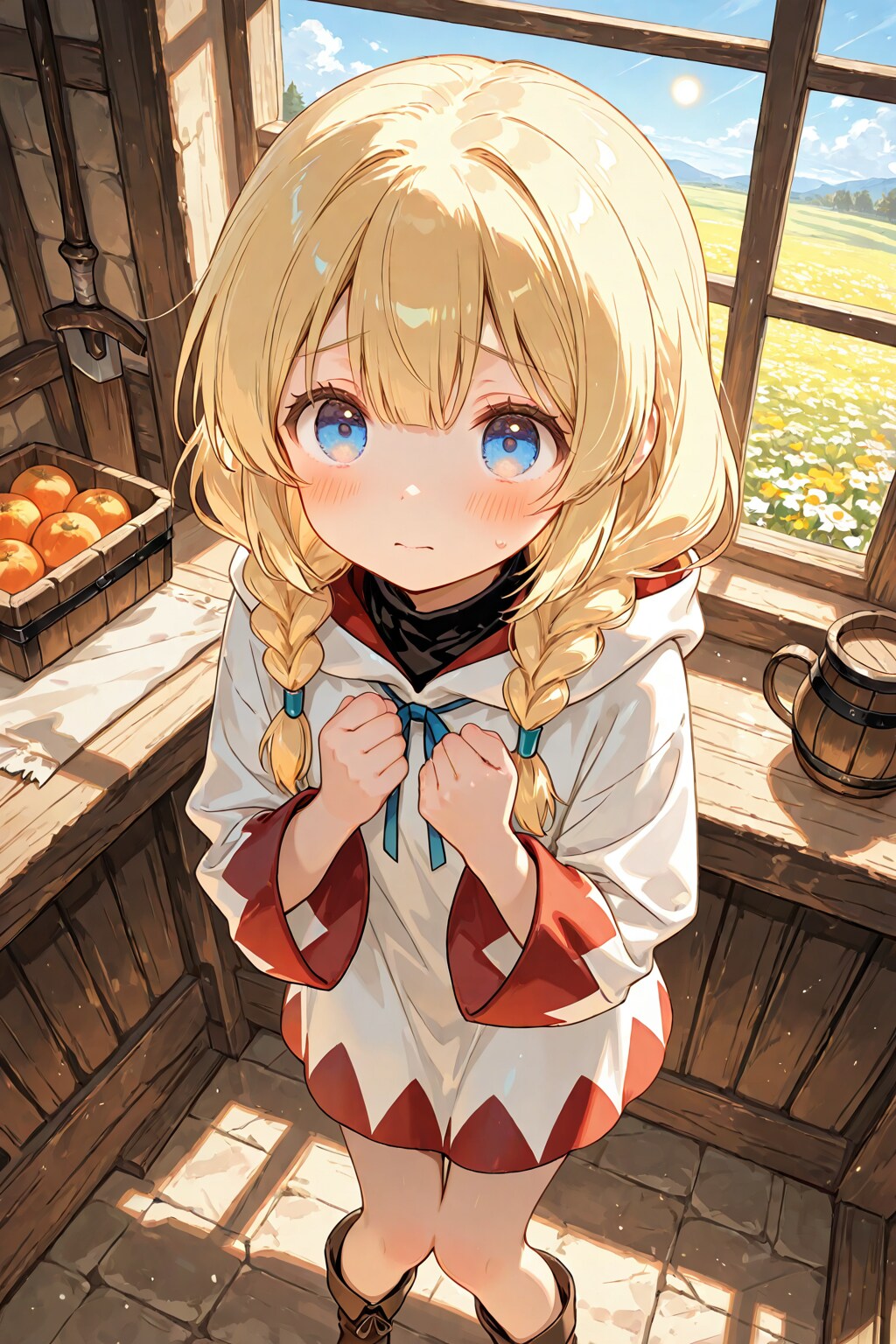 冒険者の酒場にて『あ、あの！　お話だけでも……聞いていただけませんか……？』白魔道士ちゃん。