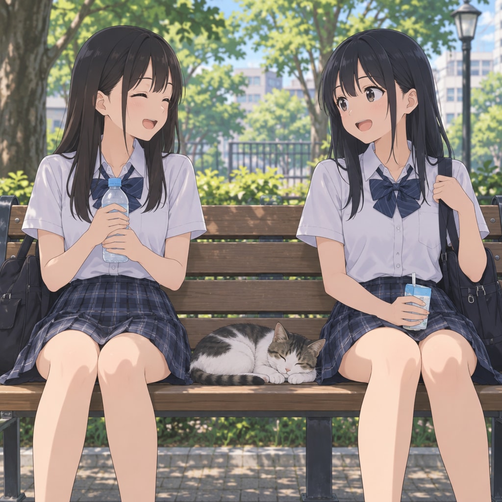 ねこと少女 | の人気AIイラスト・グラビア