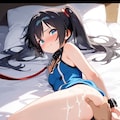 拘束して前からも後ろからもぶっかけ。 12枚目