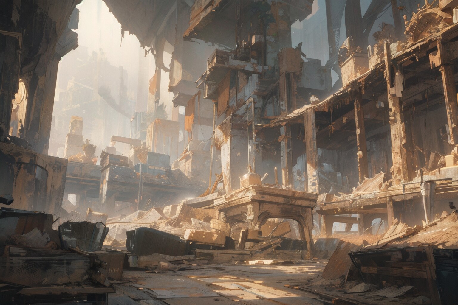 フラットランドの風景 | の人気AIイラスト・グラビア