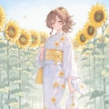 向日葵の季節 2枚目