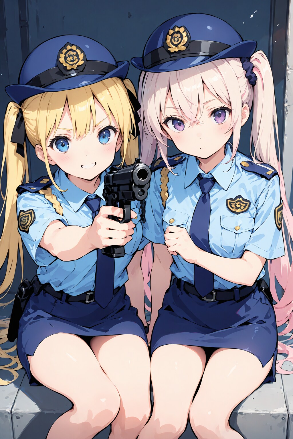 ツインテール警察だ！！
