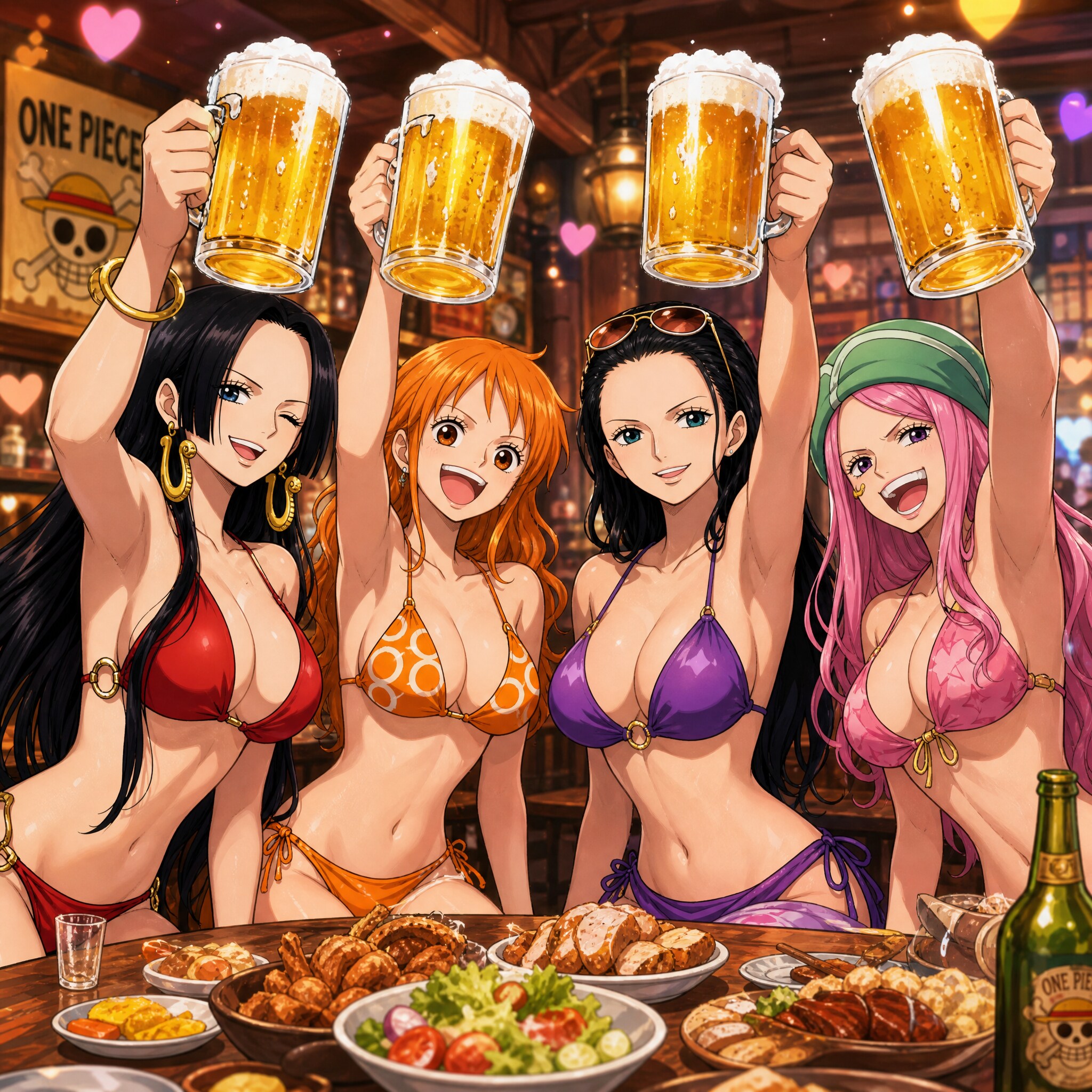 女海賊の乾杯ーッ！
