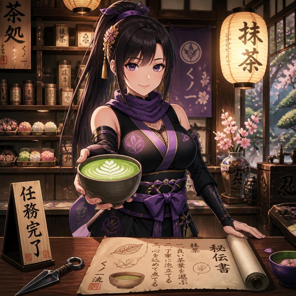 忍者喫茶の看板娘