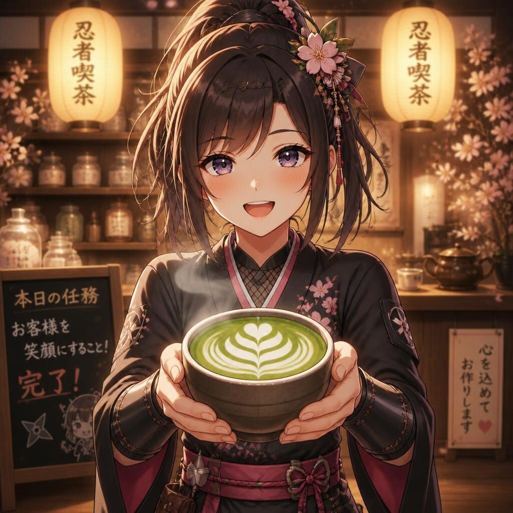 忍者喫茶の看板娘