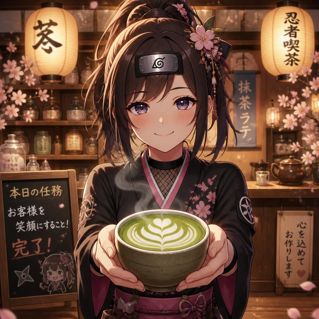 忍者喫茶の看板娘