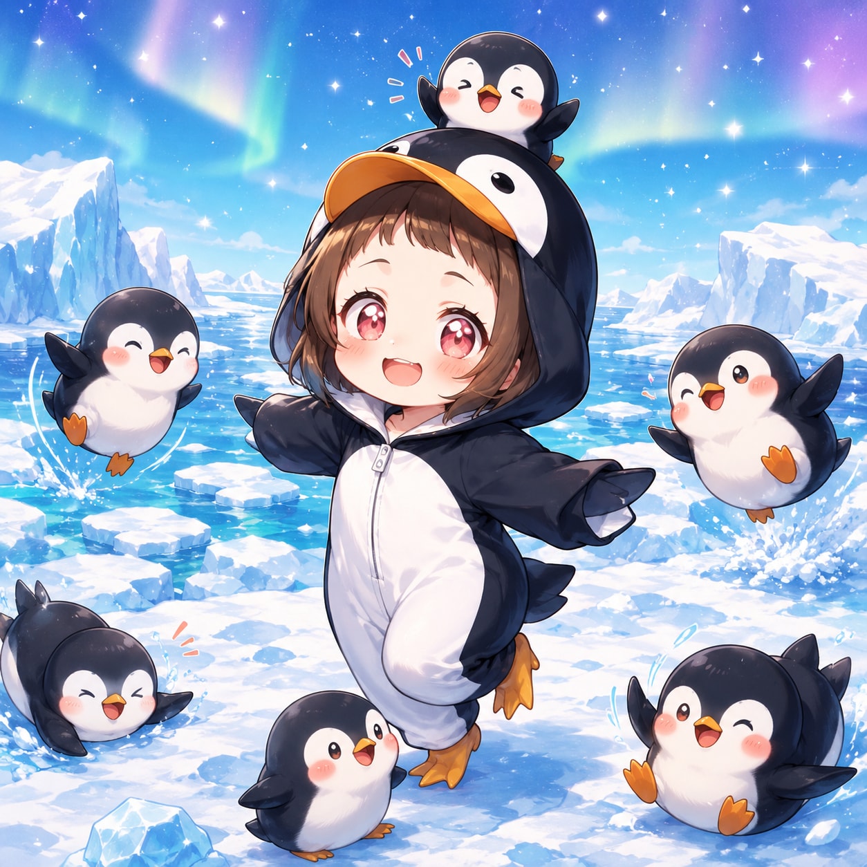 ペンギンと遊ぼ