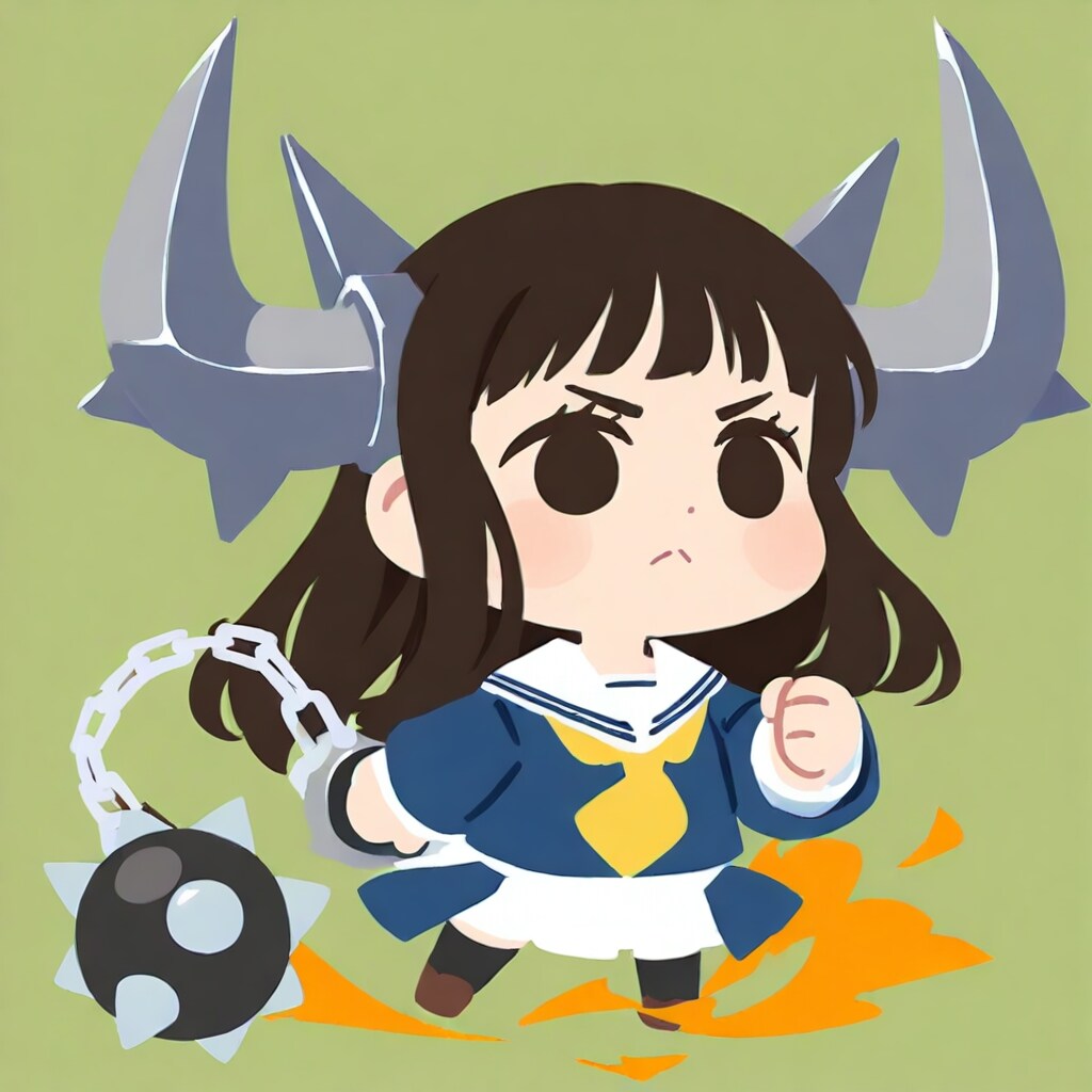 トゲ鉄球女学生