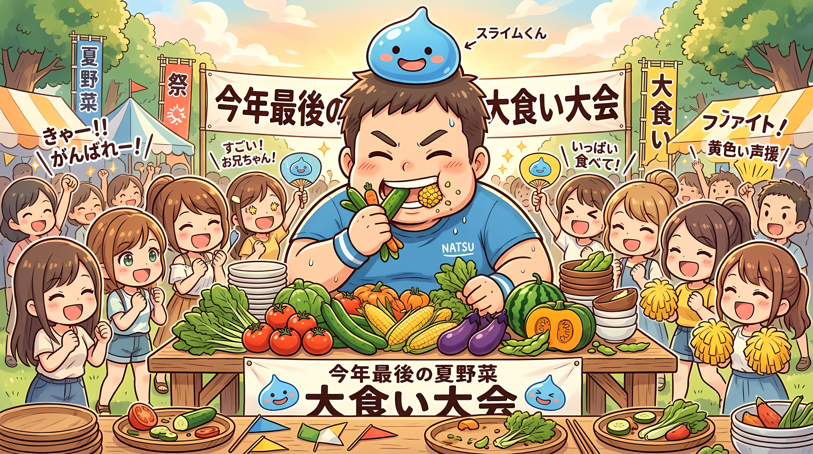 【己の巨漢】ｖｓ【野菜】 | の人気AIイラスト・グラビア