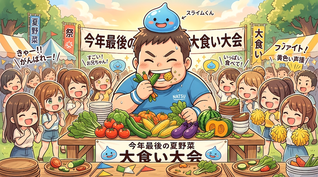 【己の巨漢】ｖｓ【野菜】