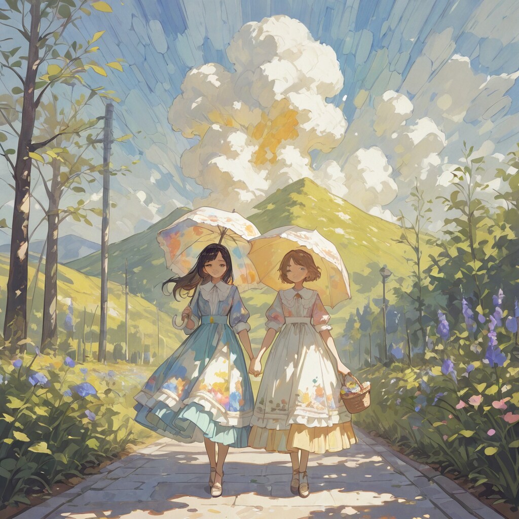 高原の道 | の人気AIイラスト・グラビア