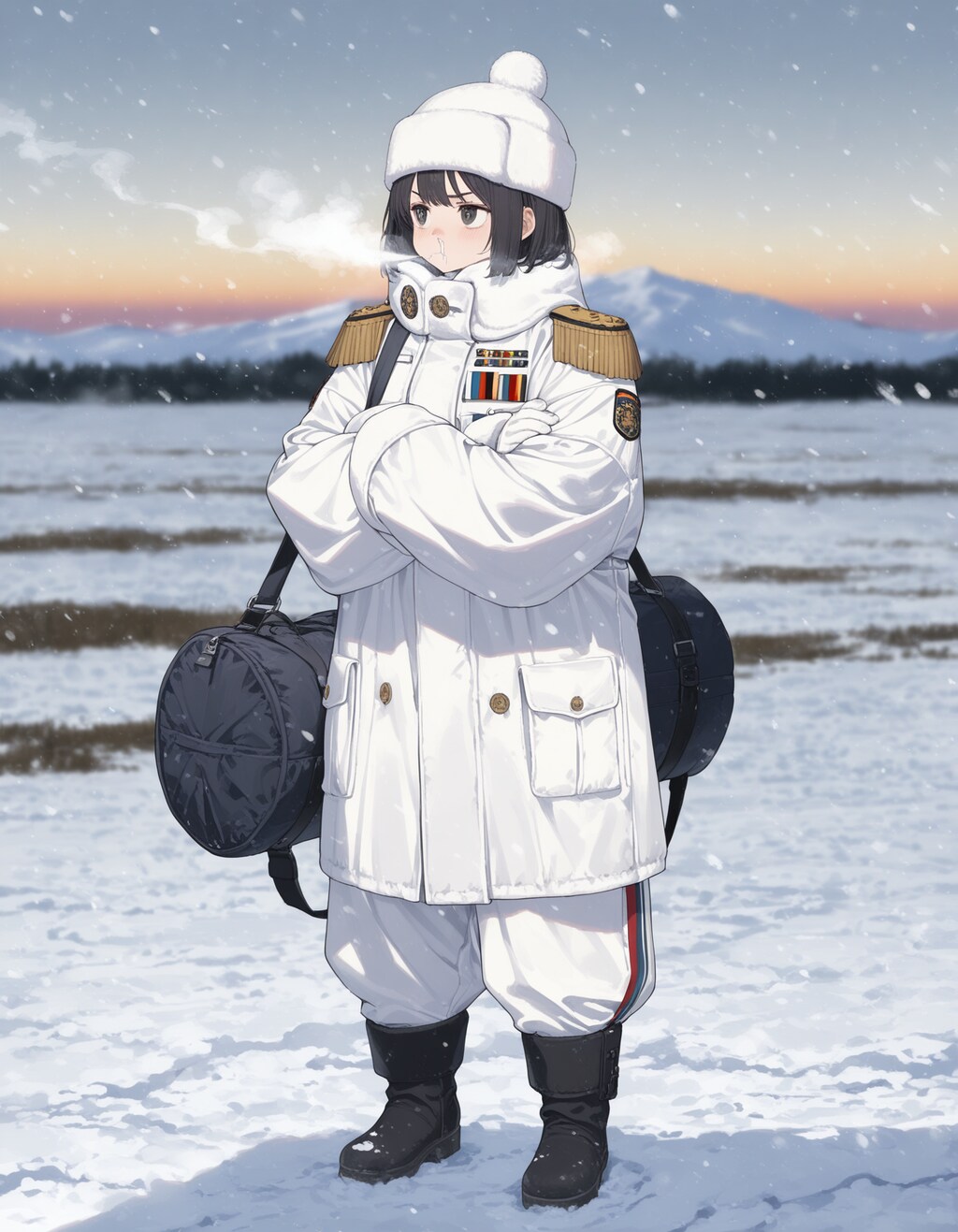 迎えを待つ冬将軍