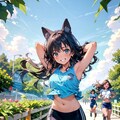 ちちぷい生成機能さんでバンザイフィニッシュ (^^ゞ 3枚目