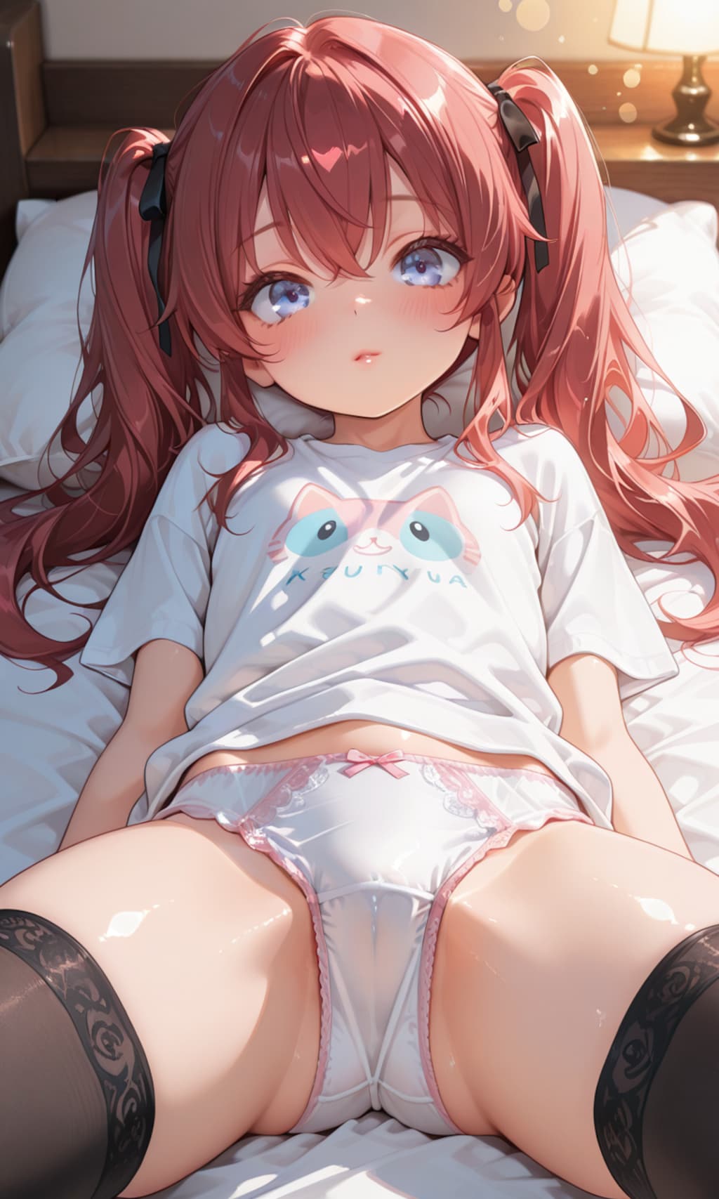 ダサTシャツの女の子