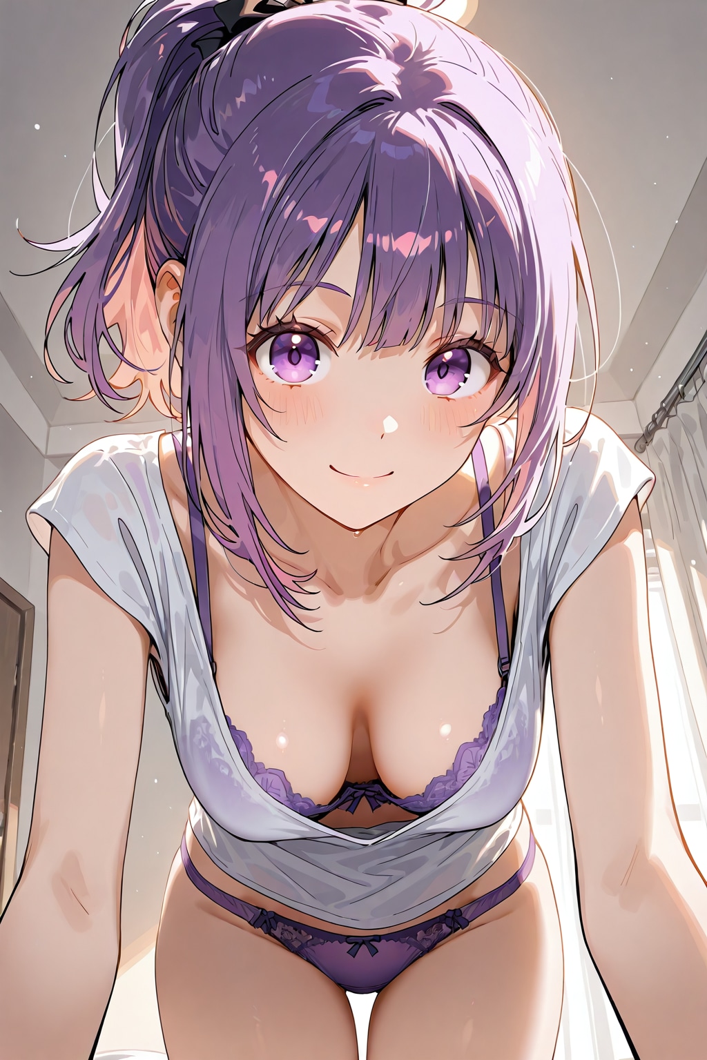 胸チラ053