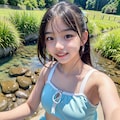 川に来たよ♪ 5枚目