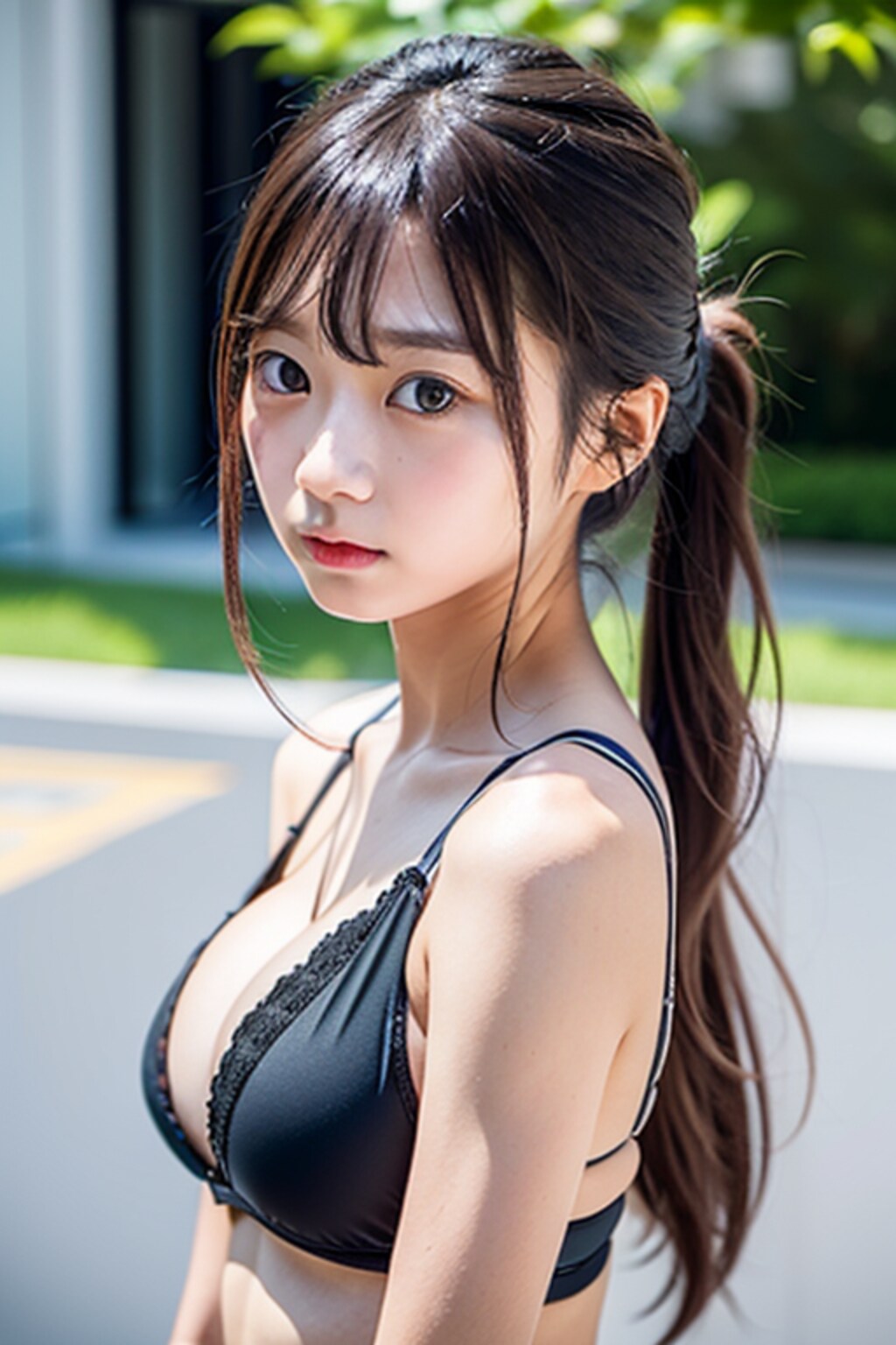 水着の女の子