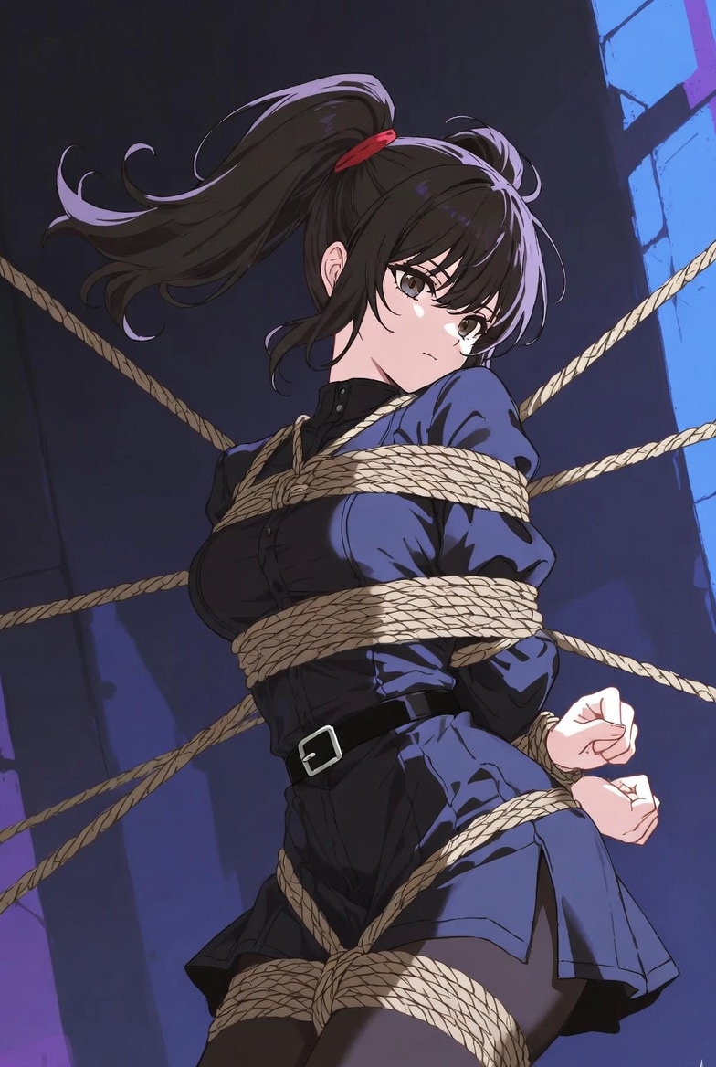 縄に刻まれた反抗期　綾瀬凛 | の人気AIイラスト・グラビア