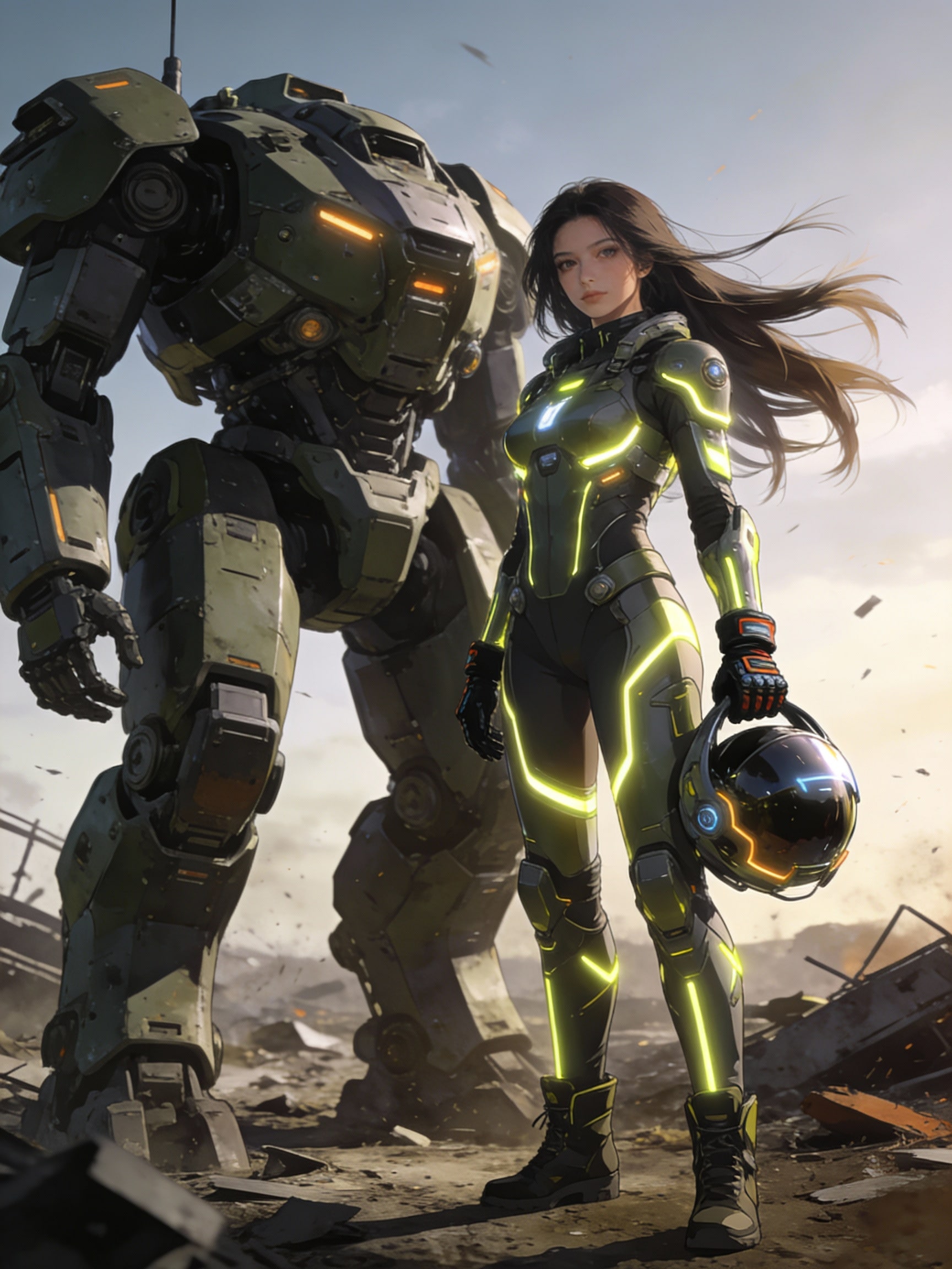 彼はバディよ。乗るわけじゃないわ。 | の人気AIイラスト・グラビア