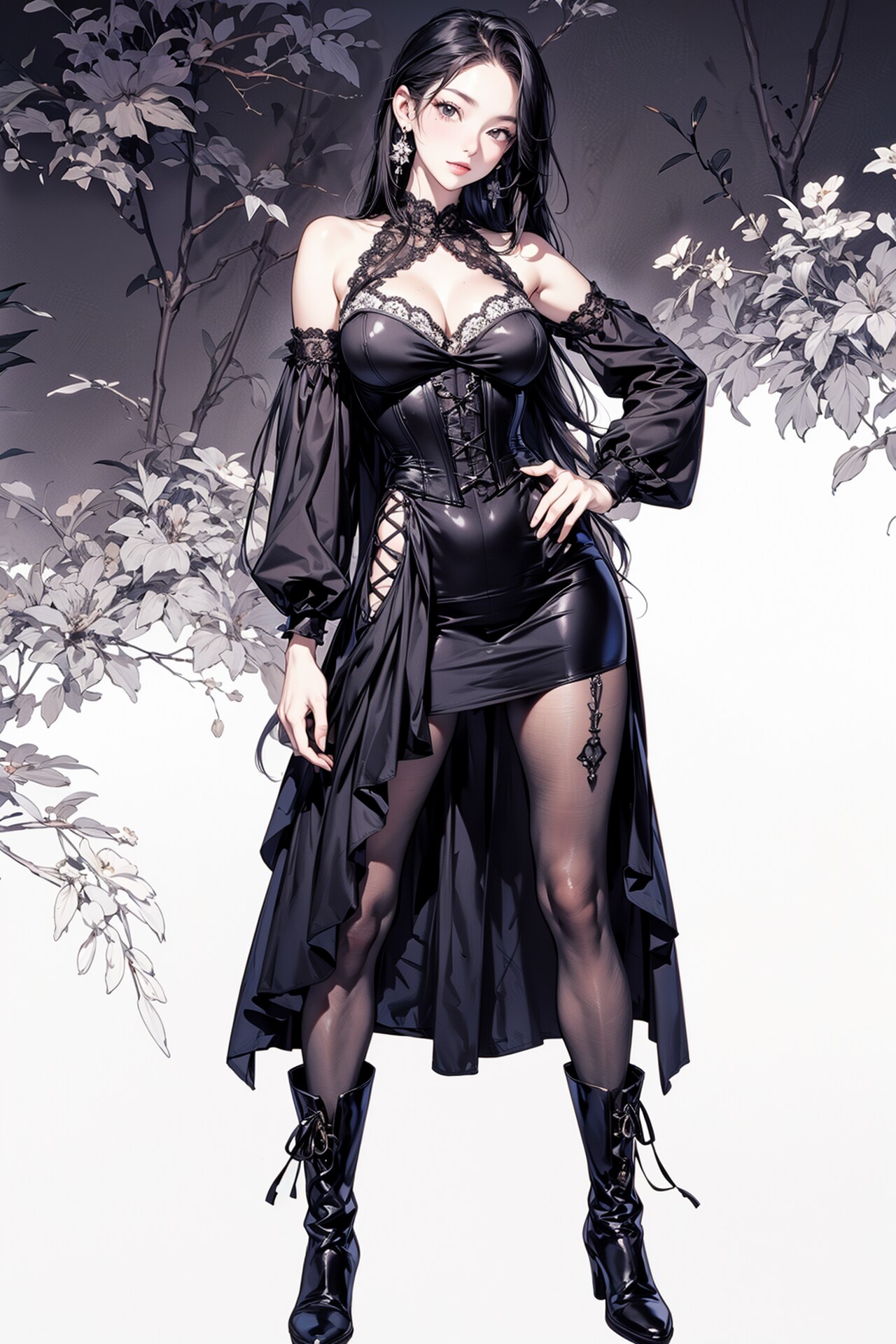 黒服女性 その33