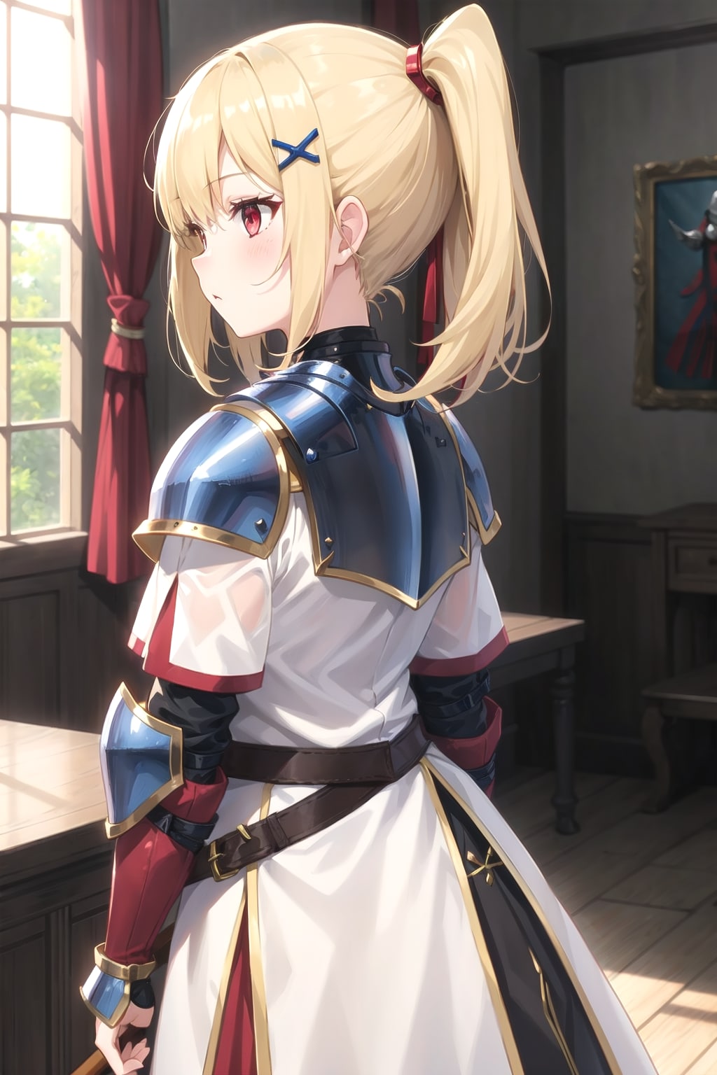 クロスマーク髪留め騎士