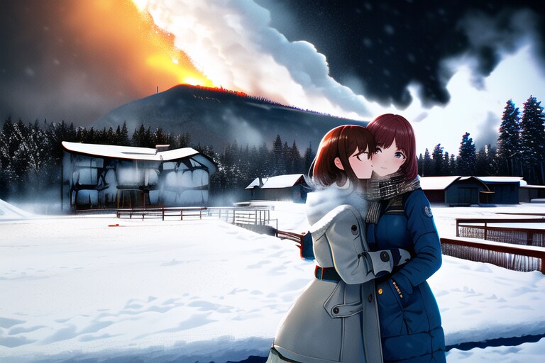 終末世界の少女たち　comet impact#２